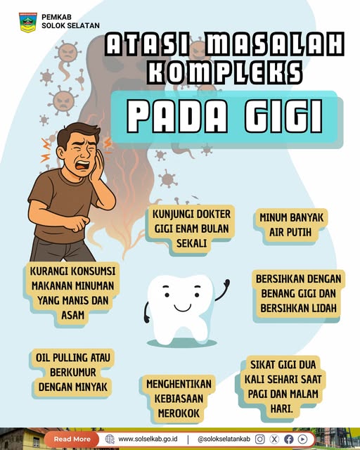 Dalam pelaksanaan program pemeriksaan kesehatan gratis (PKG), dari banyak penyakit yang terdeteksi, paling banyak ditemukan adalah sakit gigi.